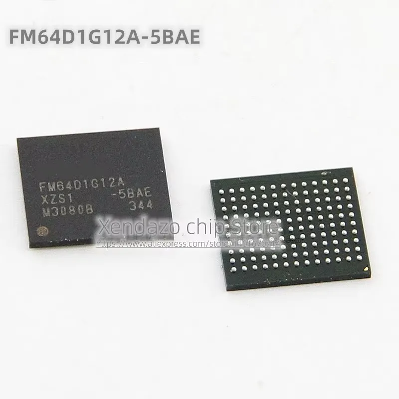 5pcs/lot FM64D1G12A-5BAE FM64D1G12A VFBGA130 package Original genuine Memory chip