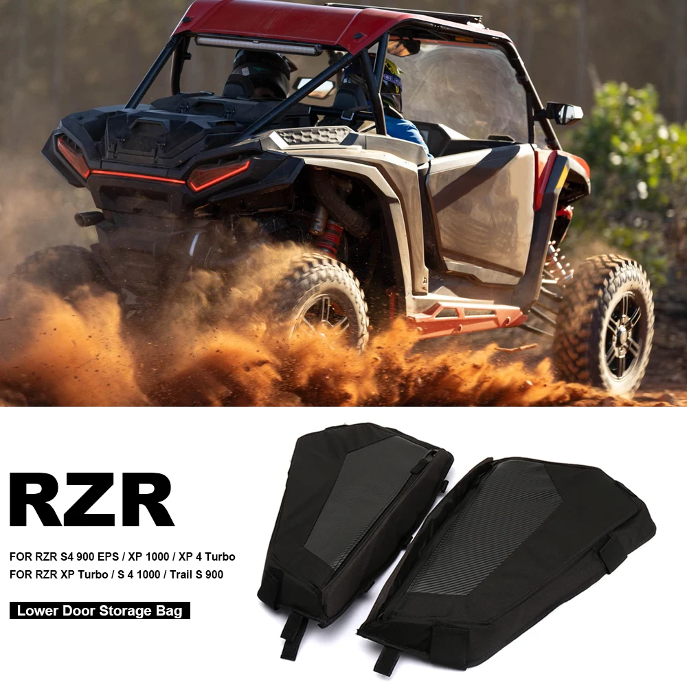 

UTV Lower Door Side Panel Storage Bag For Polaris RZR XP 4 1000 LE / 4 Turbo S / 4 900 EPS Accessories Lower Door Storage Bags