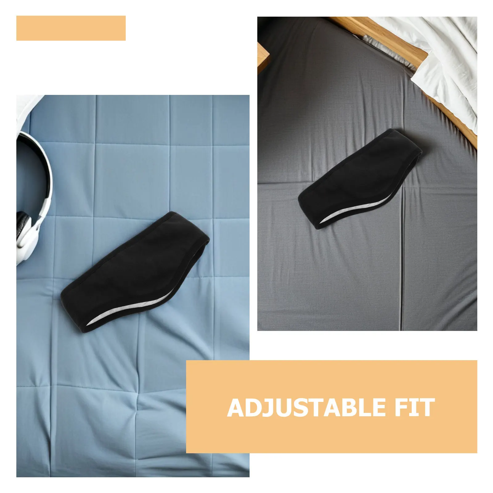 2 قطعة غطاء للأذنين عازل للصوت للنوم قابل للتعديل للحد من الضوضاء يفشل الأذن للرجال والنساء ناعم ومريح للنوم الأذن التفاف النوم