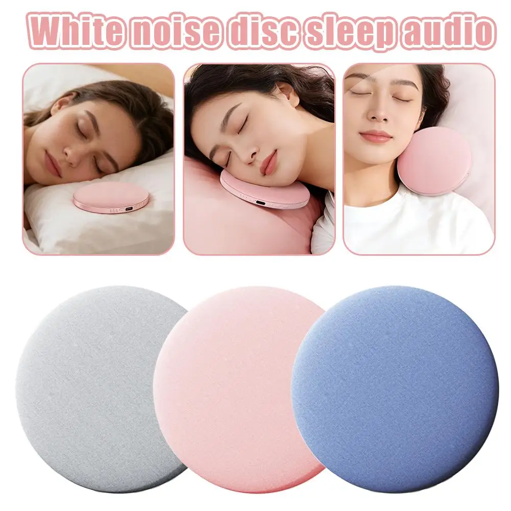 Under Pillow White Noise Bluetooth Speaker Ultra Thin Bone Conduction Sleep Sound Machine with Timing Shutdown for Relaxation