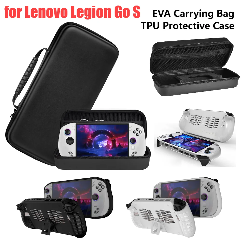 Estuche de transporte de viaje para Lenovo Legion Go S, bolsa de almacenamiento a prueba de golpes, carcasa dura EVA, funda protectora para Lenovo Legion Go S
