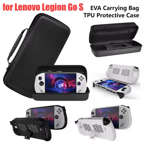 Travel Carrying Case for Lenovo Legion Go S Storage Bag Shockproof EVA Hard Shell Case Protective Case for Lenovo Legion Go S