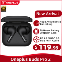 Oneplus Buds Pro 2 TWS Earphone 48dB Active Noise Cancelling 3 Mic Wireless Headphone 39 Hours Battery Life IP55 for Oneplus 11