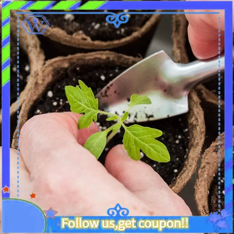 

A55P-50 Pack 3.15 Inch Peat Pots With 50 Plant Labels Outdoor Garden Germination Nursery Pots,Biodegradable Seed Pots Kits