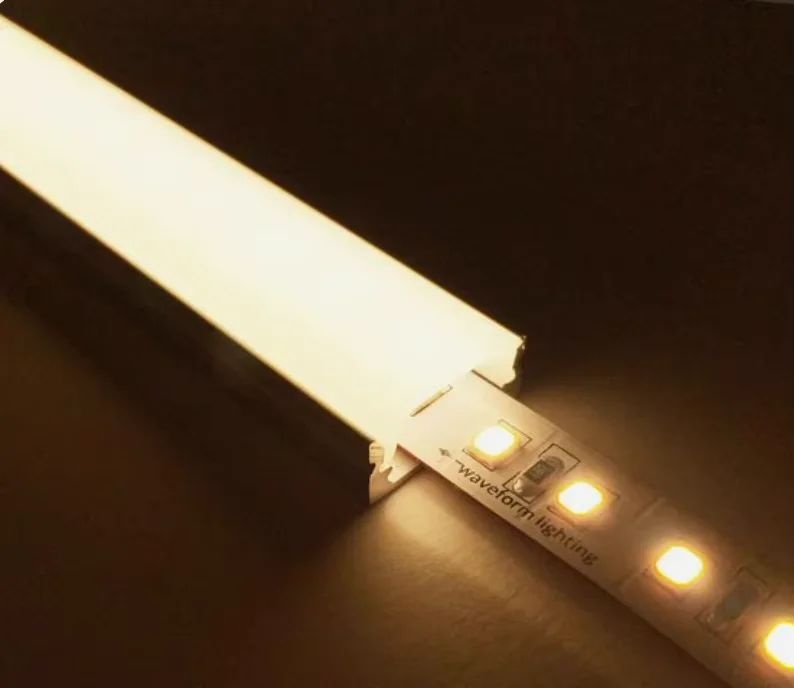 

Triangle Aluminum Profile for 10mm Led Strip with End-cap PC Cover Corner Aluminum Profile