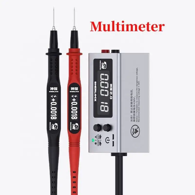 

V2.0 Measuring Voltage Digital Display Multimeter Voice Recognition Multimeters Measuring Pen For Electronic Repair