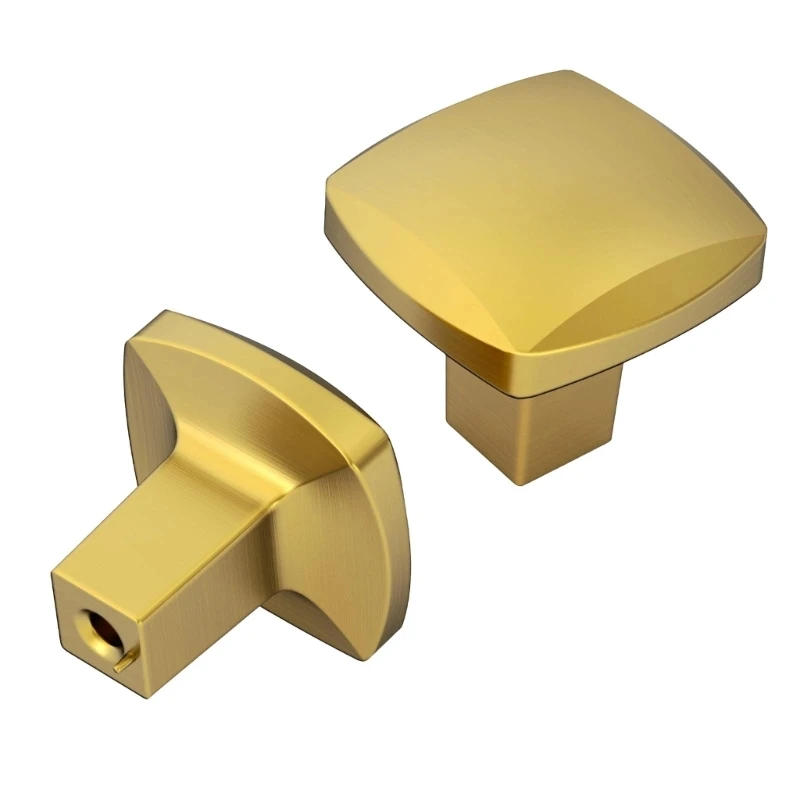 4Pcs Metal Square Knob Modern Cabinet Door Handle Cupboard Drawer Pulls 3XUFMöbel & Wohnen, Möbel, Möbel! – Detail 1