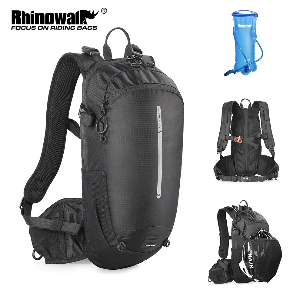 Rhinowalk Bicycle Bike Bags 12L Cycling Backpack Bike Multifunctional Outdoor Sport Climbing Hiking MTB Road Bike Hydration Bag