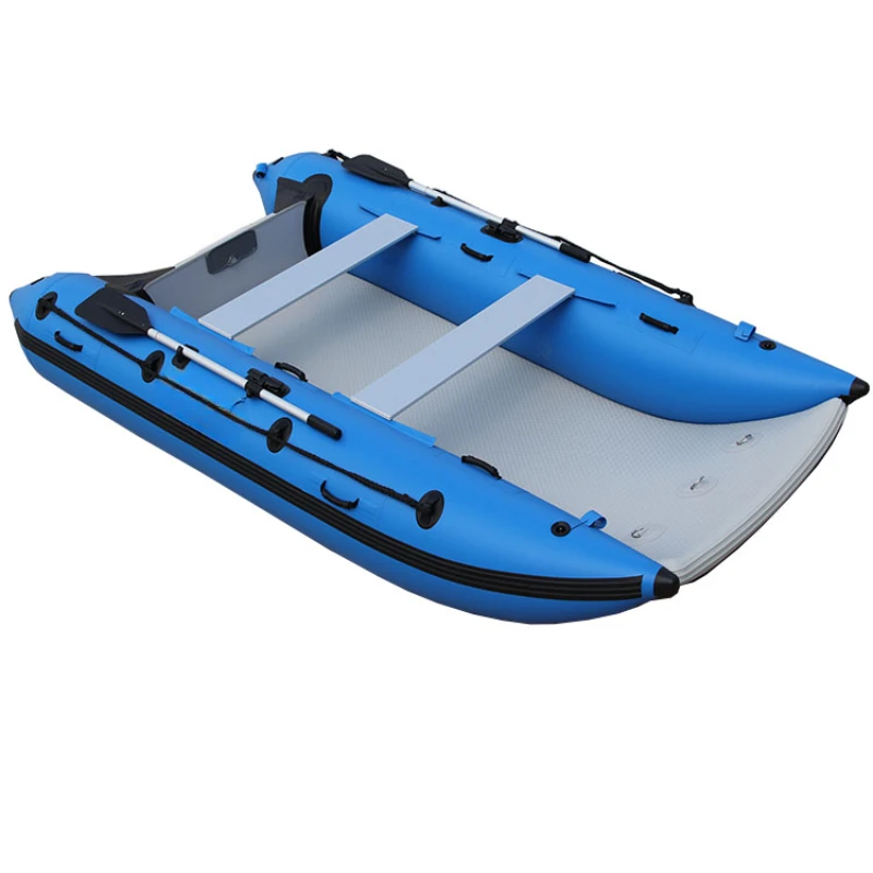 Hot sale CE Inflatable Speed Folding Catamaran Rubber Boat