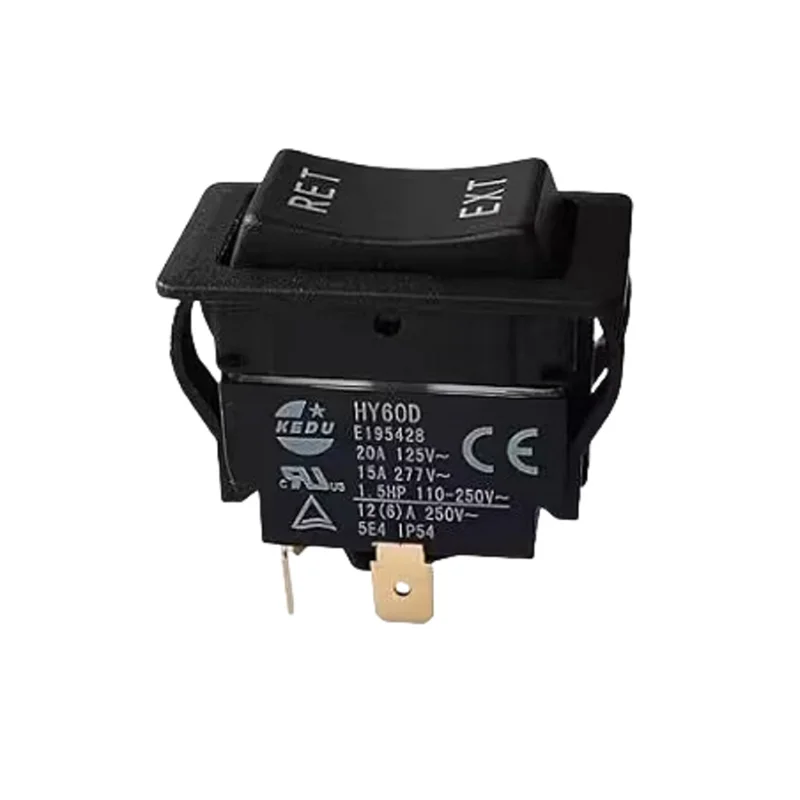 ABKS-機械装置ロッカースイッチ HY60D 2 個自動リセット用 RET-EXT モーターの双方向逆転制御