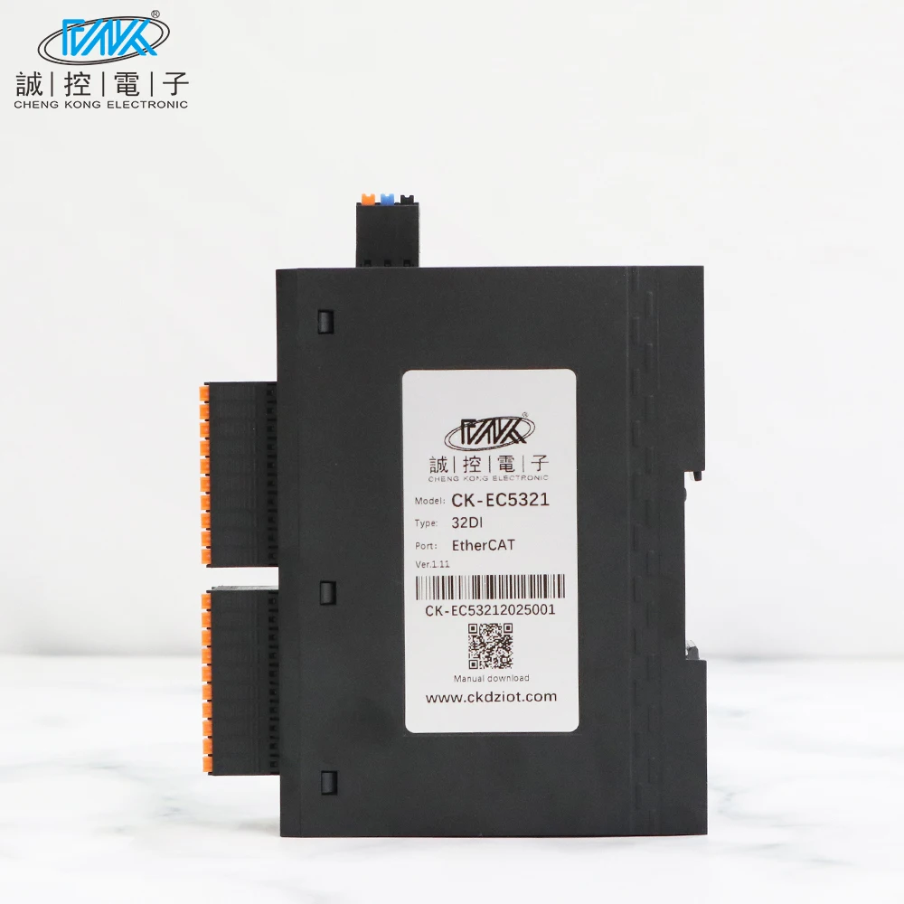 CK-EC5321 Industrial Remote IO Module, 32-Channel RS485 Modbus Communication Digital Input Interface, Expansion Module