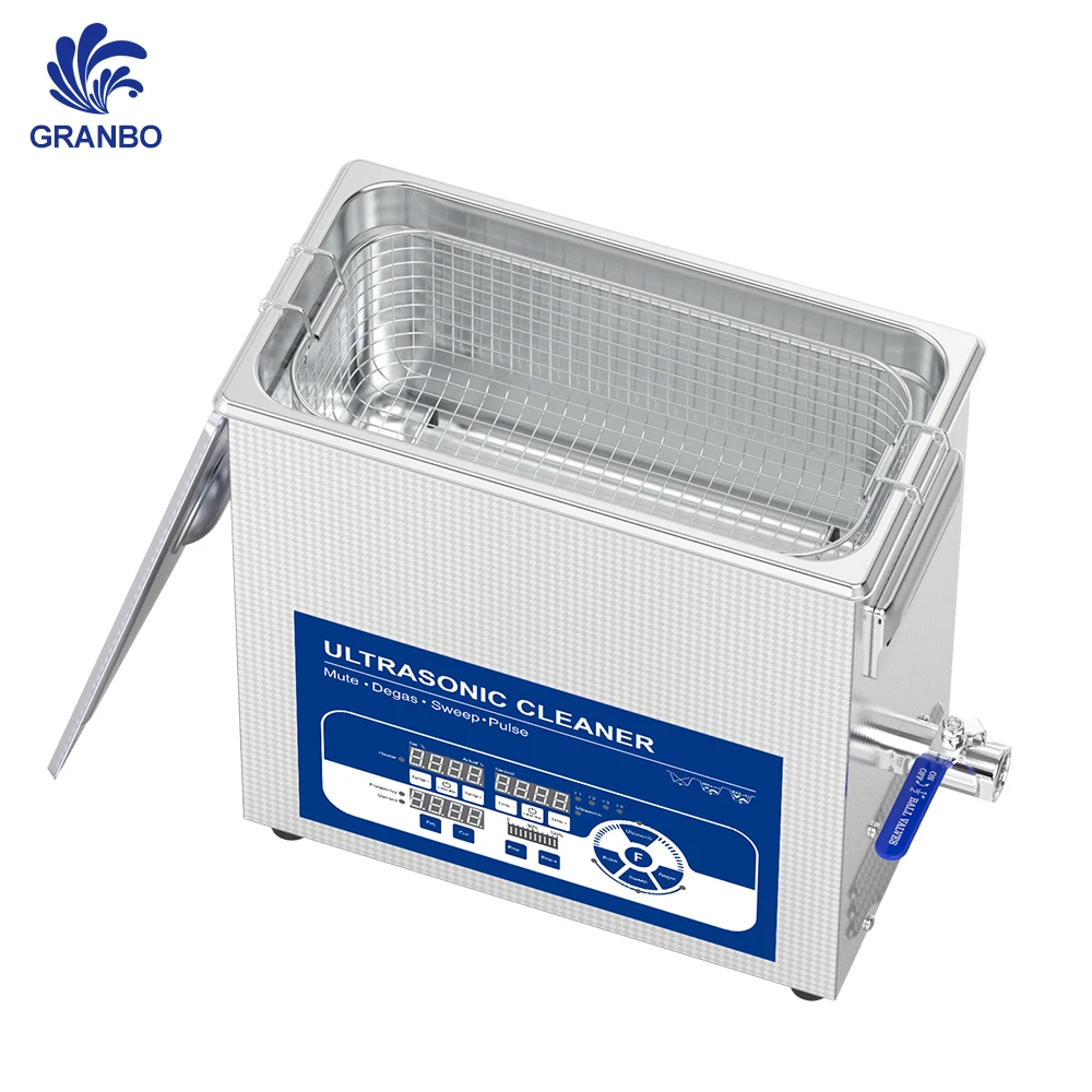 High Performance 120KHz~40KHz Multiple Frequency Ultrasonic Cleaner 6.5L 200W 220V/110V Power Adjust Intelligent Sweep