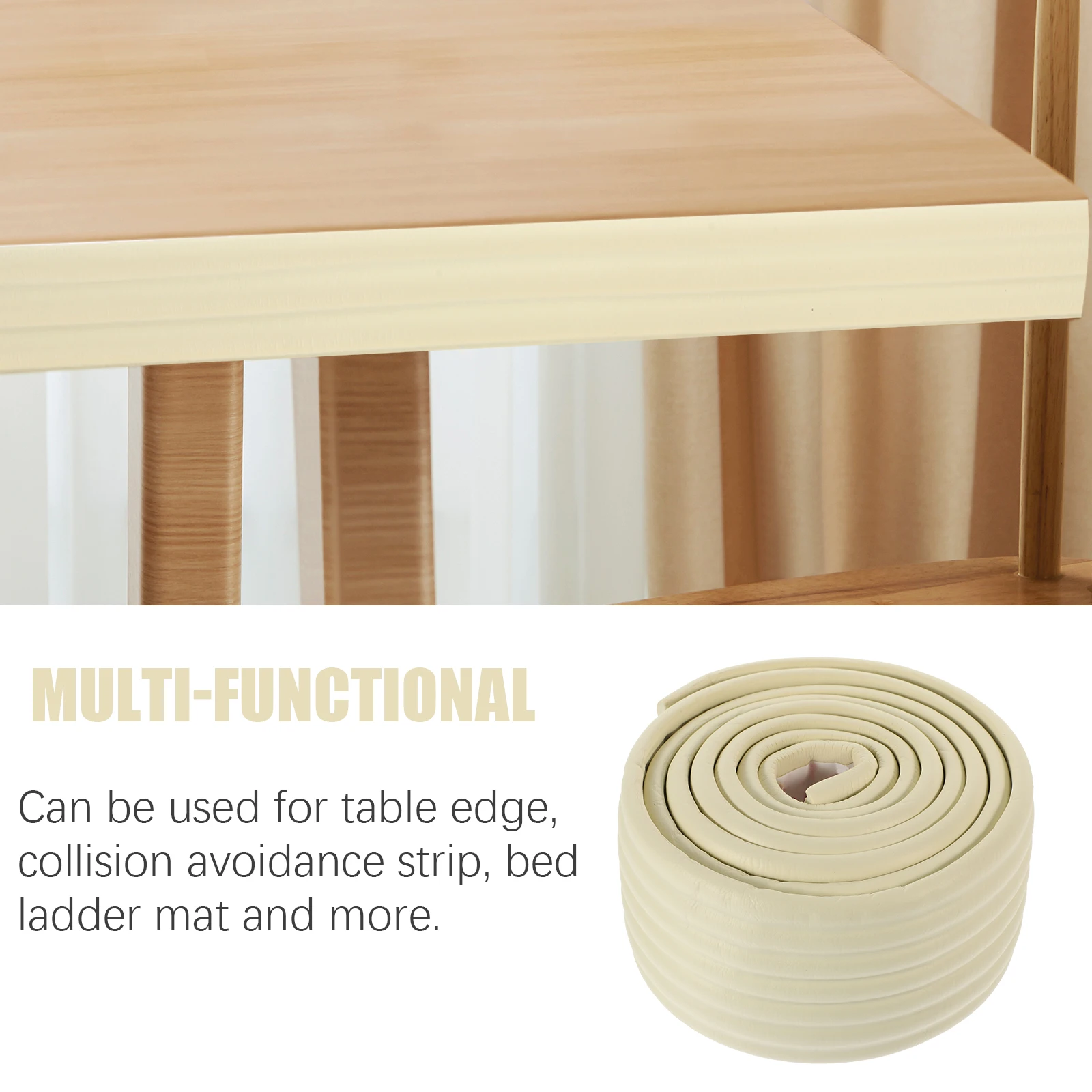 

Угловая защита, самоклеящийся бампер с широкими краями для стола, кровати, лестницы, NBR, резиновая защитная полоса, настенная накладка, декоративная наклейка