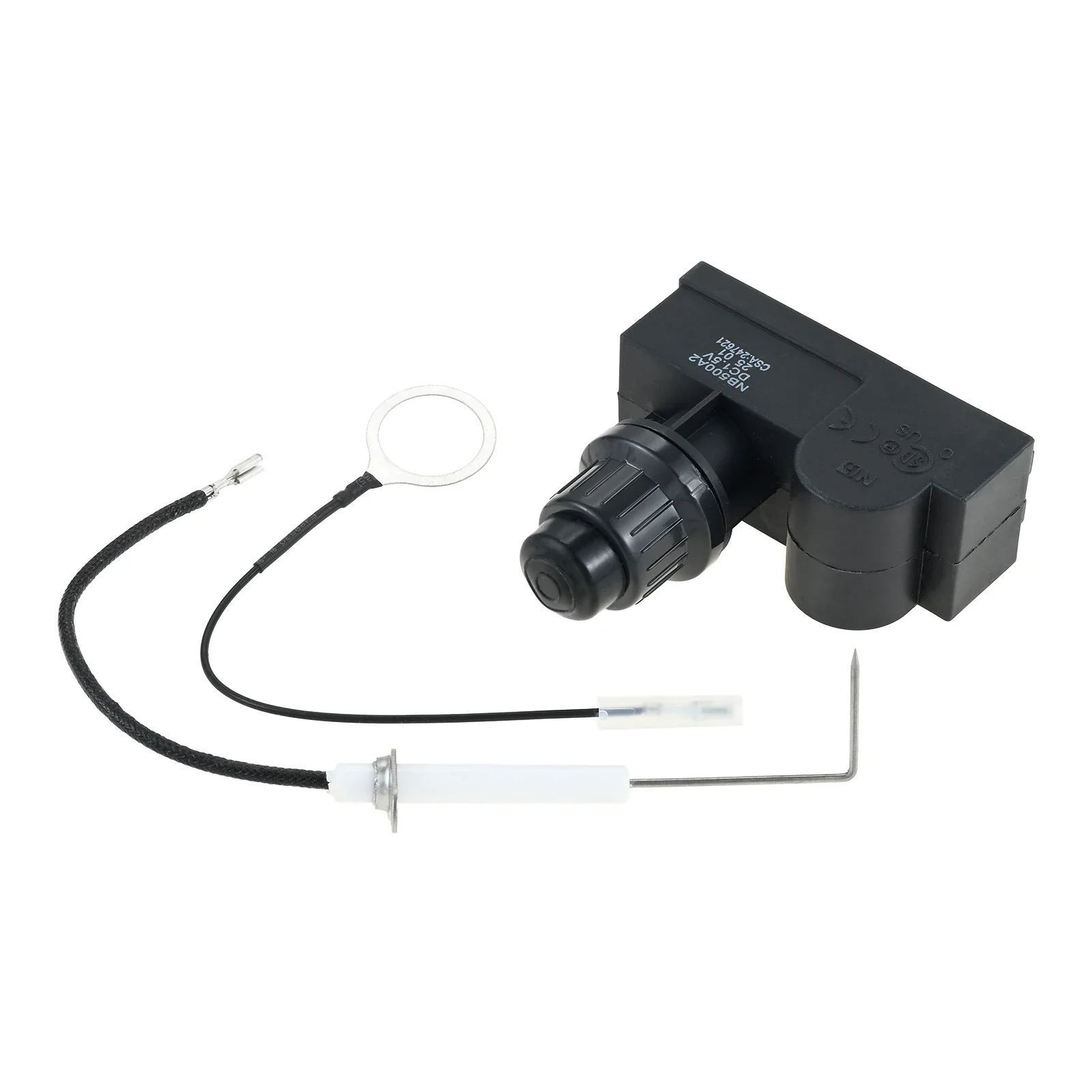 

1 комплект, комплект воспламенителя для гриля с электронным аккумулятором, комплект свечей зажигания для гриля, подходит для Blackstone, 36-дюймовая замена сковороды