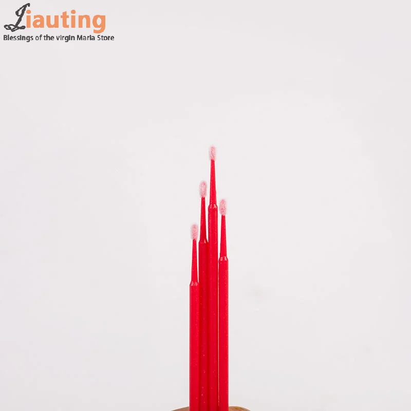 50/100 Pcs Micro Pennello Usa E Getta Lash Rimozione Tampone Microbrush Mascara Bacchette Applicatore Estensione Delle Ciglia Pennelli Per Trucco Strumenti