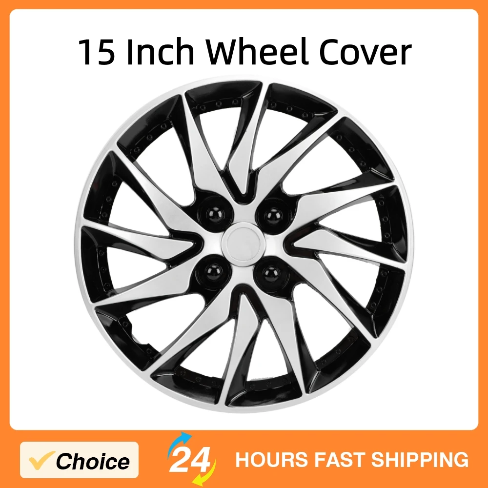 

4pcs 15 Inch Wheel Covers Hubcaps Universal for Any 15 inches Steel Wheel Fiat 500 Seat Clio Peugeot 208 Cooper Car Accessories