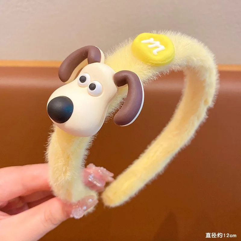 6 قطع من طوق الشعر الكرتوني، غطاء رأس جميل، طوق شعر جديد