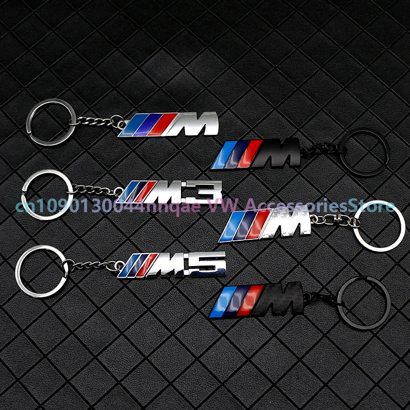 1 Pcs Metal Keychain Car Logo M Keychain Suitable for BMW X1 X3 X4 X5 E46 E90 F20 E60 E39 F10 M1 M2 M3 M5 M6 E87 M Accessories