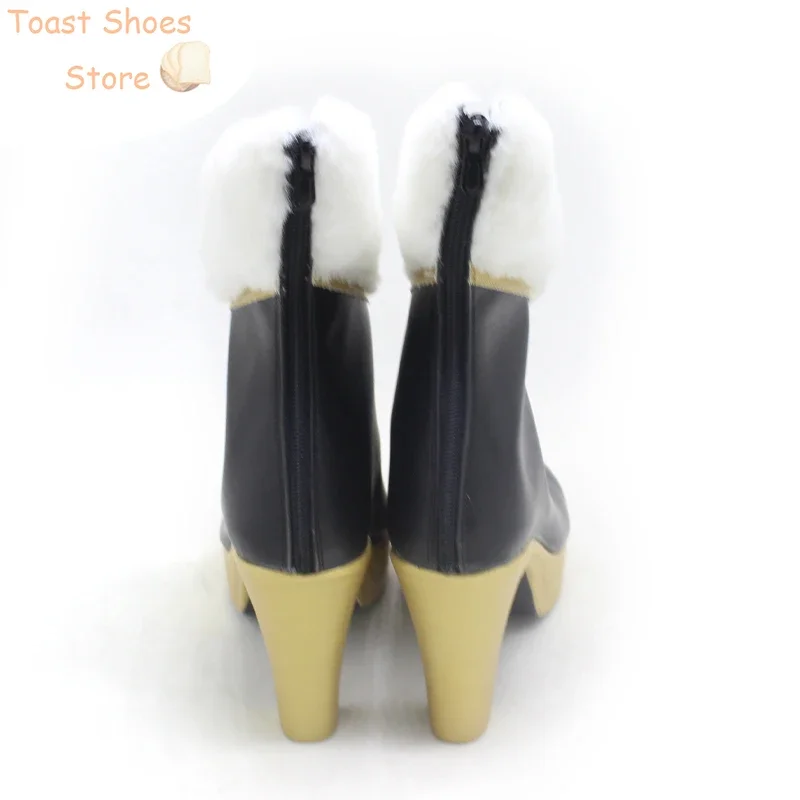 Seraphine Cosplay Shoes Game LOL Cosplay Prop PU Leather Shoes Halloween Boots Costume Prop