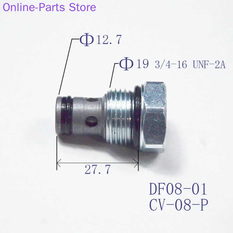 

Hydraulic Thread Insertion DF08-01/CV08 Pressure Maintaining One-way Valve