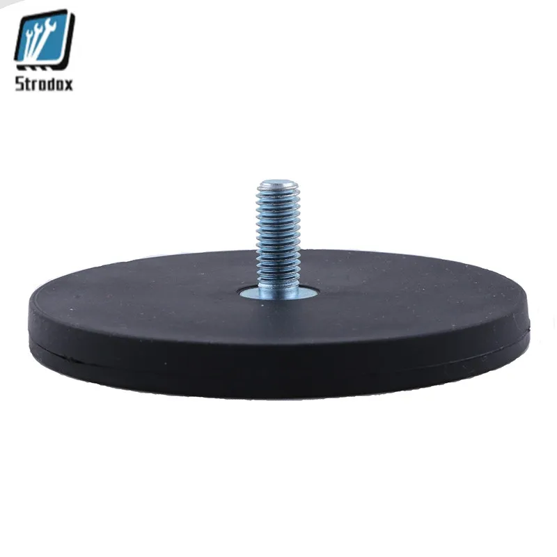 Diameter 88MM Coated Strong Magnetic Roof Suction Cup External Thread M5~M10 Environmentally Friendly And Beautiful