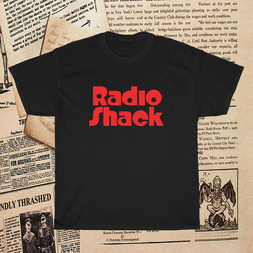 Radio Shack 80's  Men's T-shirt    Tees High Quality 100%Cotton Short Sleeve