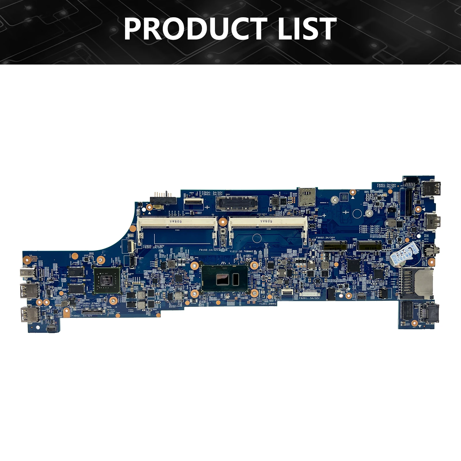 Para lenovo thinkpad p50s t560 portátil mainboard 15202-2 01ay300 01ay304 I7-6500U notebook placa-mãe teste completo