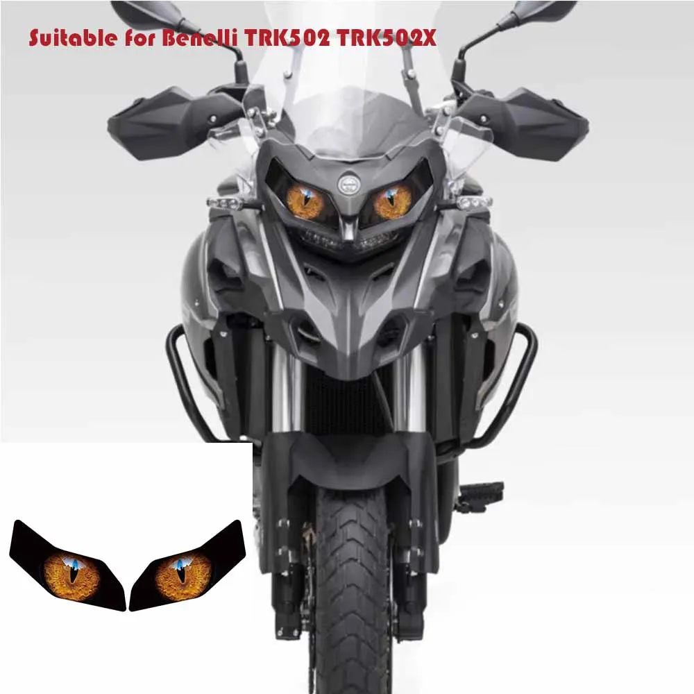 Suitable for Benelli TRK502 TRK502X motorcycle accessories front fairing headlight protective cover headlight protective cover