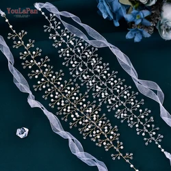 TOPQUEEN-Cinto com Strass para Mulheres, Cintos de Cristal, Vestidos de Noite Luxuosos, Acessórios para Casamento SH55, Vestido de Noiva