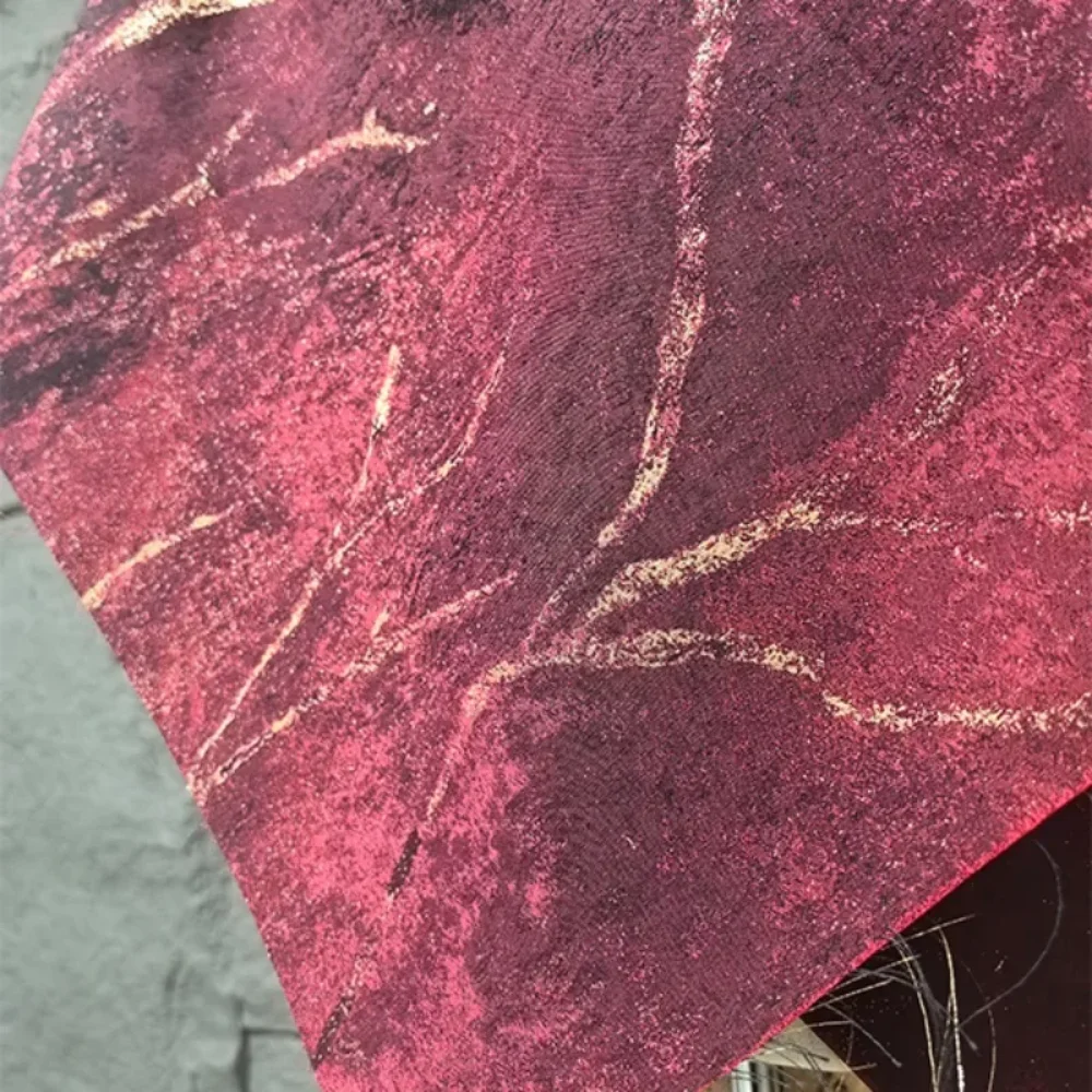 

Красная позолоченная рельефная жаккардовая ткань в стиле ретро для юбки Hanfu, дизайнерские ткани по метрам, одежда, ткань для шитья своими руками, оптовая продажа