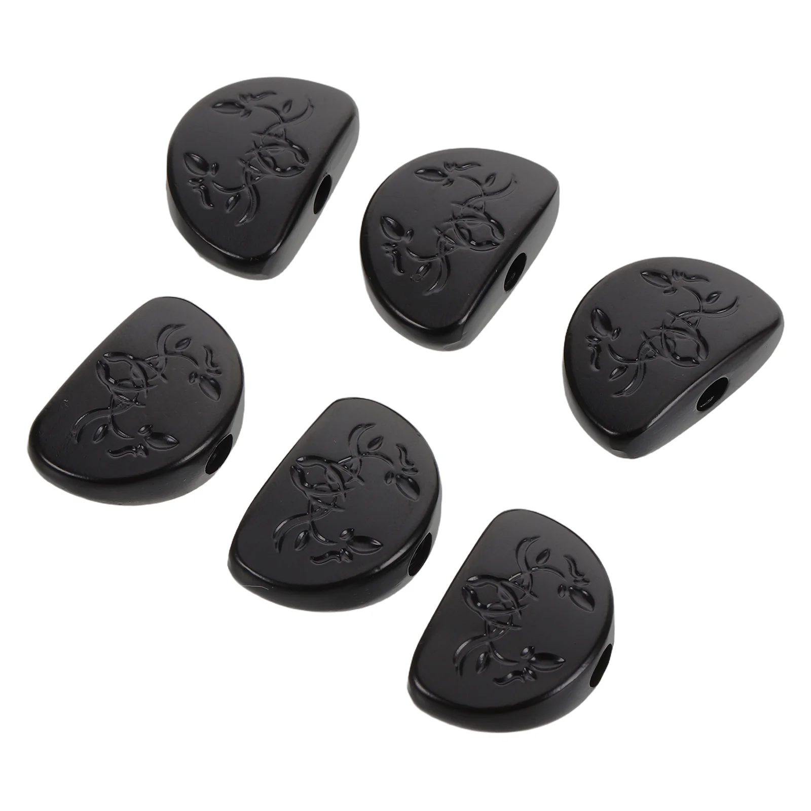 

6Pcs Metal Acoustic Guitar Tuning Pegs Folk Electric Knobs Replacement Ergonomic Design for Smooth Tuning and Long Playing