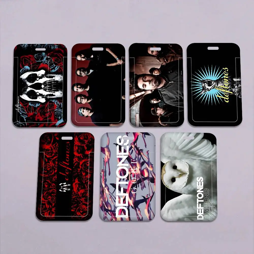 

Classic Metal Band D-Deftones Badge Holder PVC Material ID Card Case For Work Nurse Key & Wallet