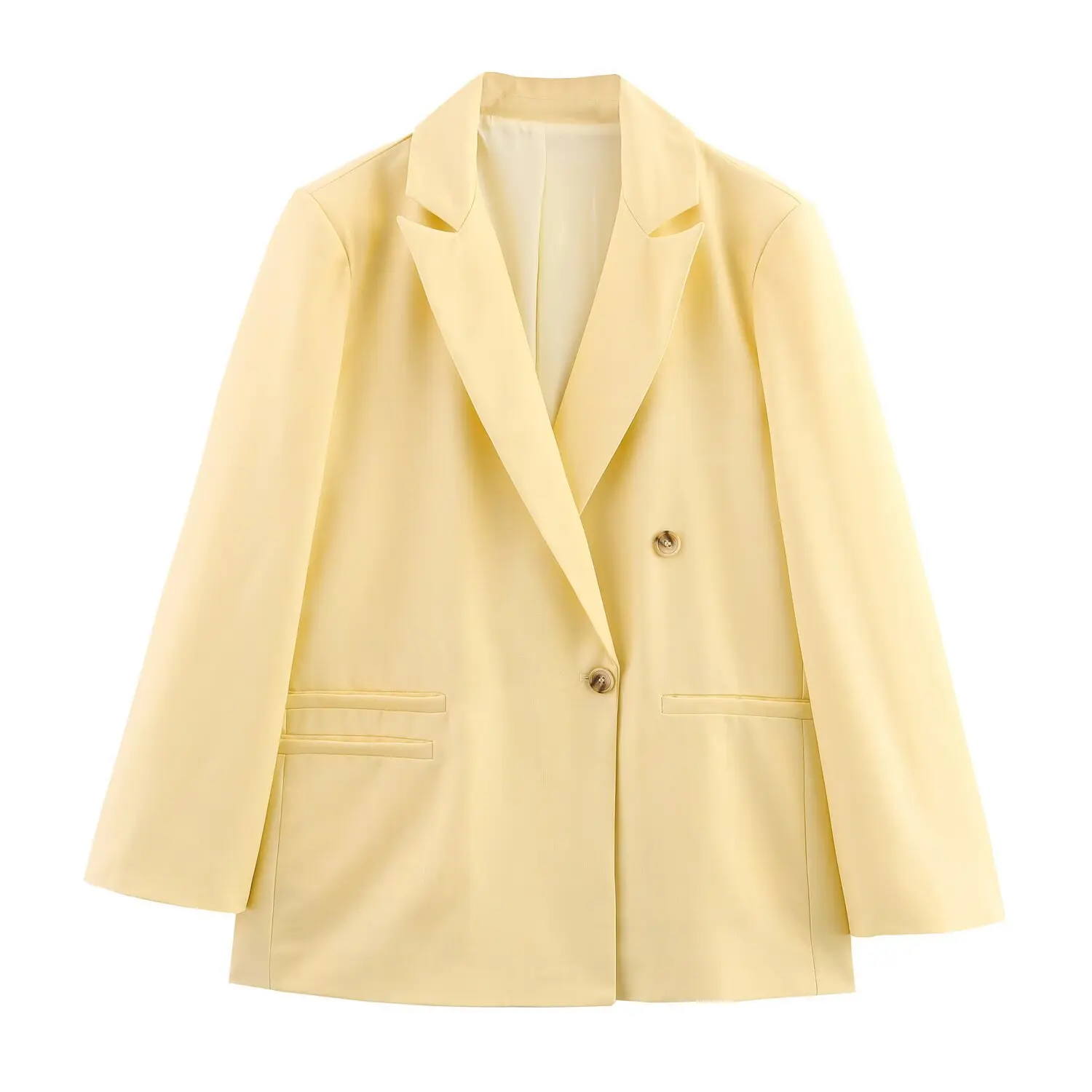 Women's High-End Versatile Blazer with Large Pockets for Early Spring European And American Style Fashion by