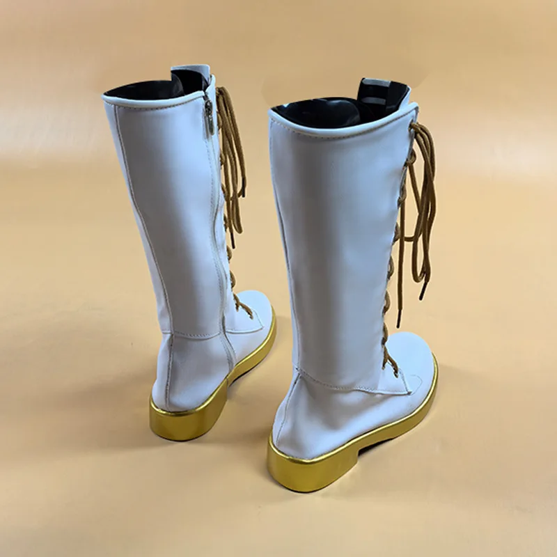 Yu Cosplay Store Hunter Girl Group Rumi Cosplay Schuhe Halloween Uniform Party Maßgeschneiderte Jungen und Mädchen Kunstleder Schuhe