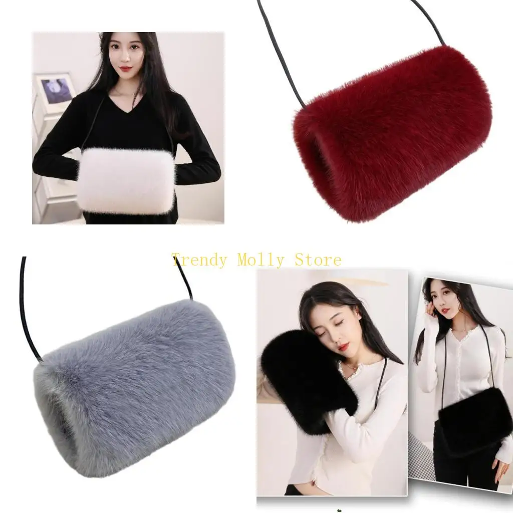 N5KB Gentle Plush Gloves Offering Warmth and Hand Pillow Comfort for Everyone