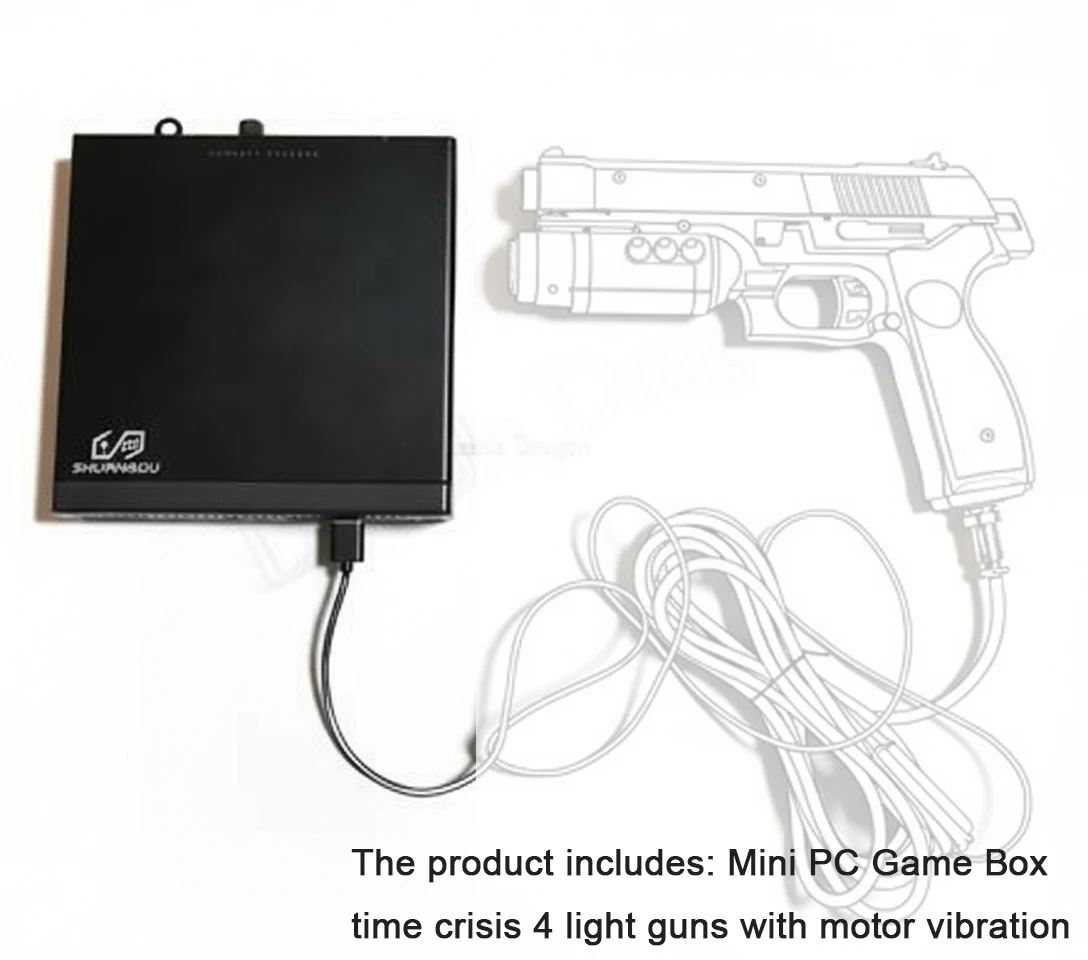 Batocera Game System 128G With  Light Gun Set Built-in light gun game