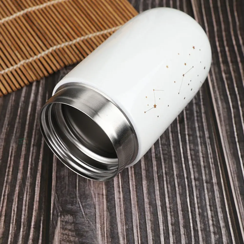 200ml Portable Mini Capacity Leakproof Water Bottle Coffee Mug Thermal Flask Stainless Steel