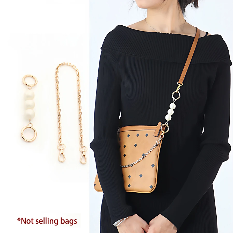 new Bag chain accessories high-grade metal crossbody chain replacement shoulder strap extension chain lengthened