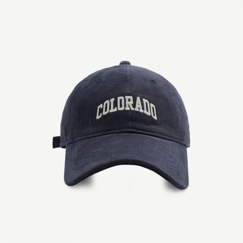 New COLORADO Embroidery Spring Women Lady Girls Baseball Hats All-match Autume Outdoor Boys Baseball Caps 2024 Unisex Travel Hat