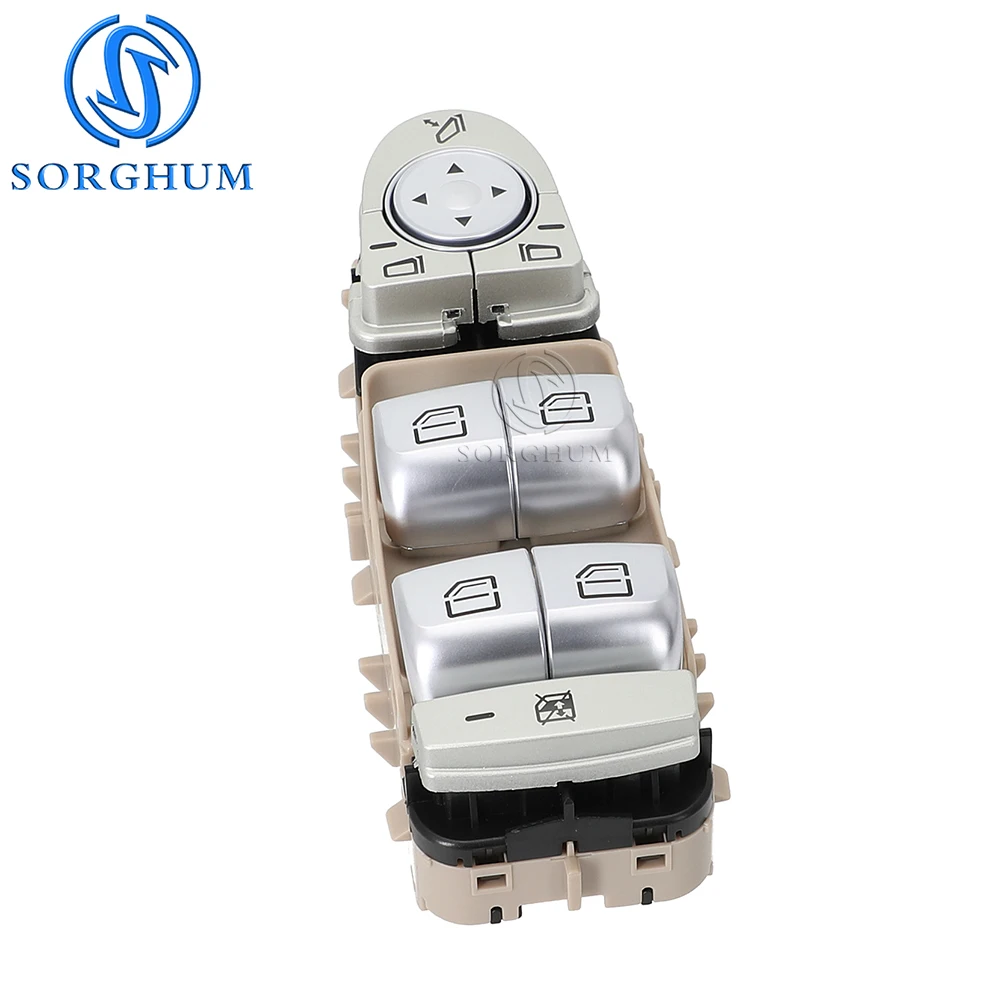 SORGHUM Beige Electric Power Window Switch 2059056811 A2059056811 for Mercedes-benz W213 W222 E Class 4 Door Saloon 2015 -2020