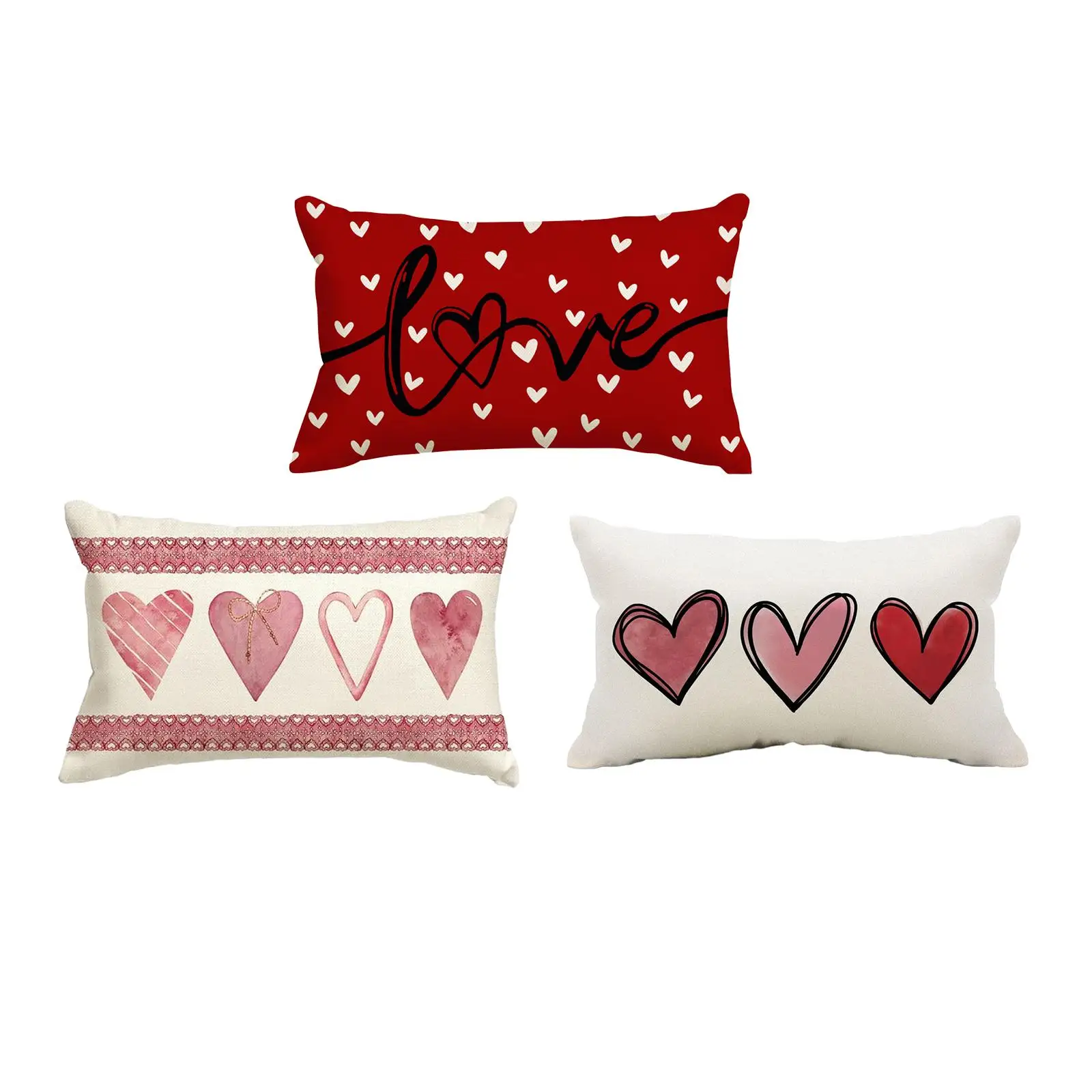 Valentines Day Pillow Cover Sofa Pillow Cover for Wedding Party Housewarming