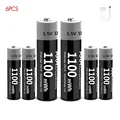 USB AAA 1100mWh 6PC