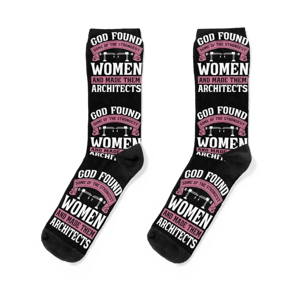 

Architect God Found Some Architects Architecture Socks new in's custom sports gym christmass gift Man Socks Women's