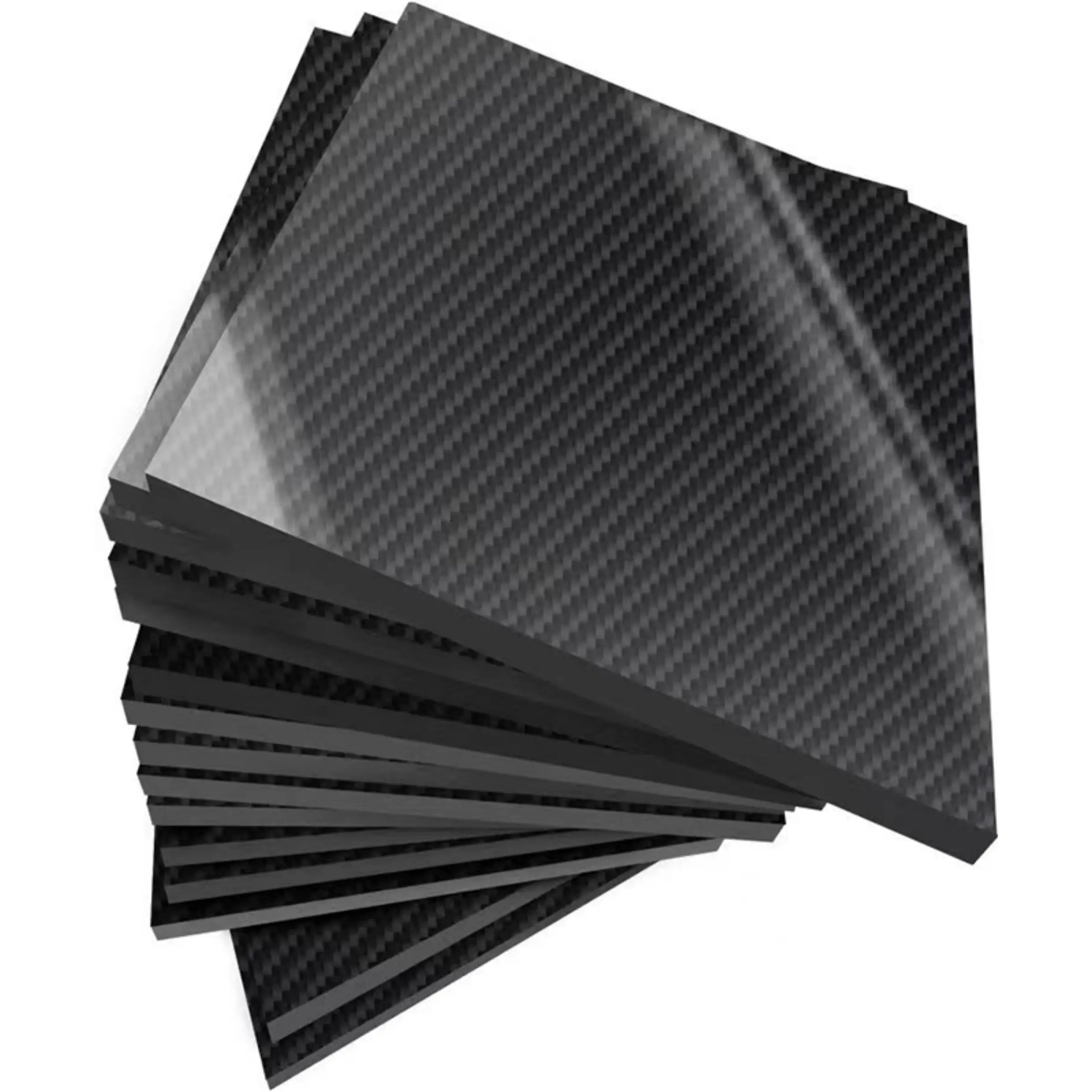 

1pcs 3K Twill Matte Carbon Fiber Sheet High Strength CFRP Panel 0 2 6mm Thickness Custom Size