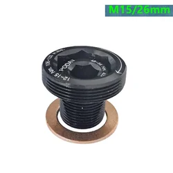 Bike Bicycle Crank Arm Fixing Bolt M15-26mm Crank Screw Cranksets Bolt Screw Accessories With Washer For-Sram X7 X9 X0 XX1 GXP