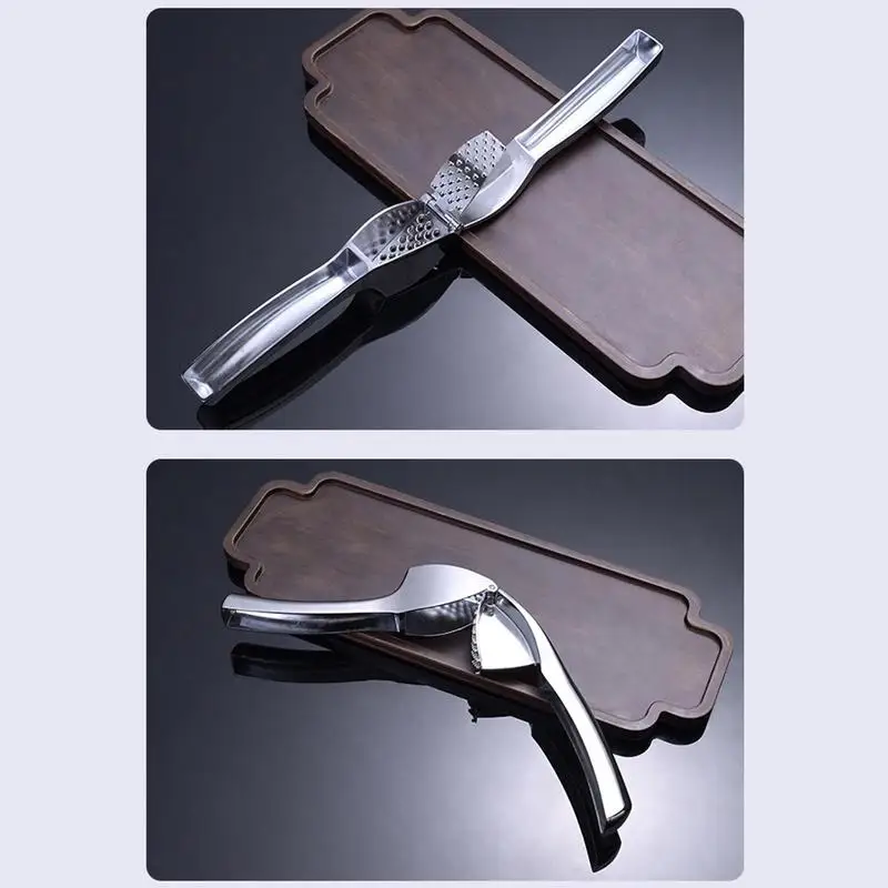 Garlic Press Mincer zinc alloy Multifunction Crusher Kitchen Cooking Ginger Squeezer Masher Handheld Cooking Ginger Crusher