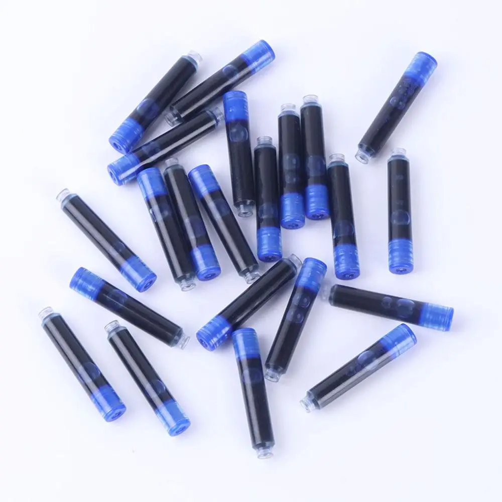 50 Pcs Portable Stationery Type General Student Office Supplies Pen Ink Sac Ink Cartridge Replaceable Refill Ink Bag