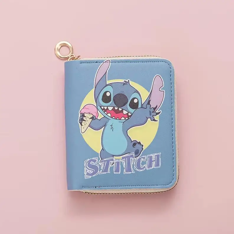 Disney Stitch Frozen   coin purses, leather,card holders, storage for ID documents and change, plush pouches,accessories gift