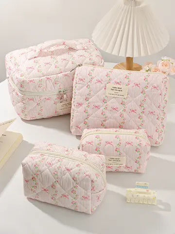 12 best sales गुलाबी मेकअप आयोजक - №7