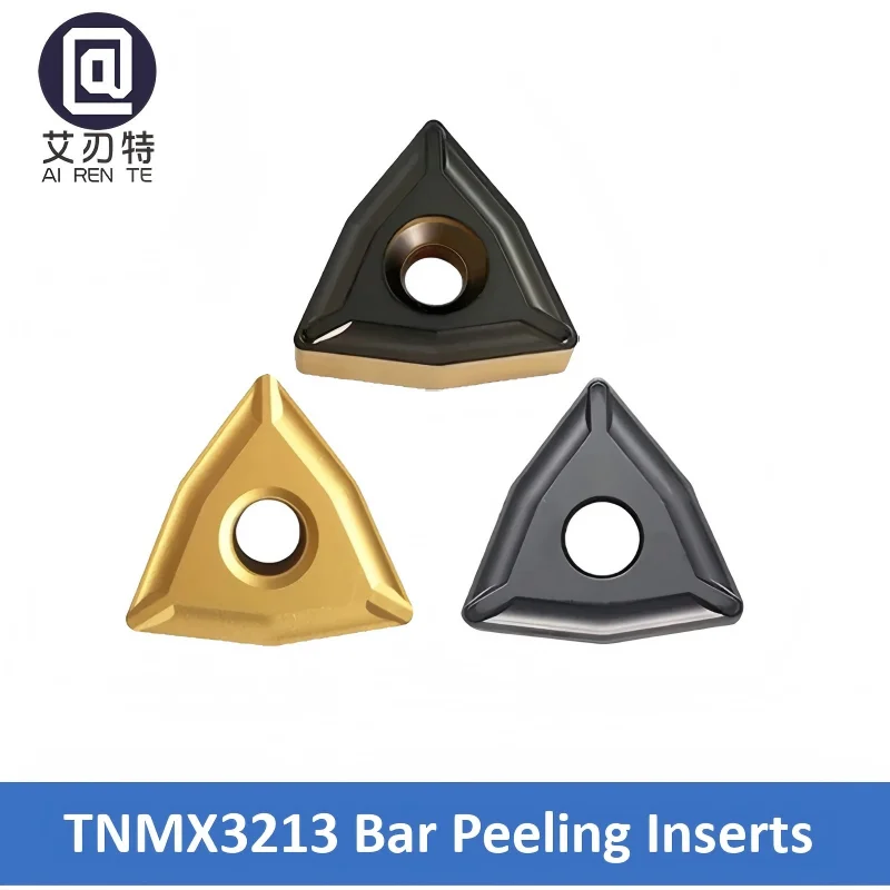 Centerless Lathe Peeling Blades 5 pcs TNMX3213-PR2 TNMX Carbide Blades for Bar Peeling Steel Stainless Steel Processing